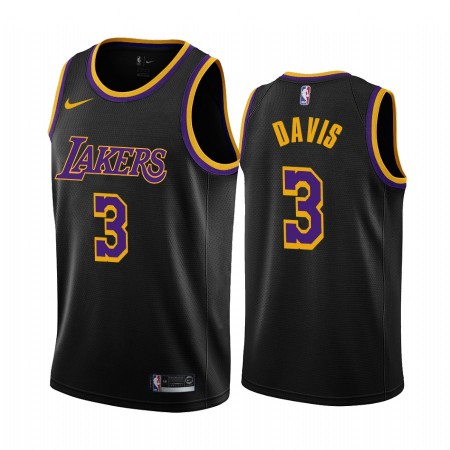 Maglia NBA Los Angeles Lakers Anthony Davis 3 2020-21 Earned Edition Swingman - Uomo